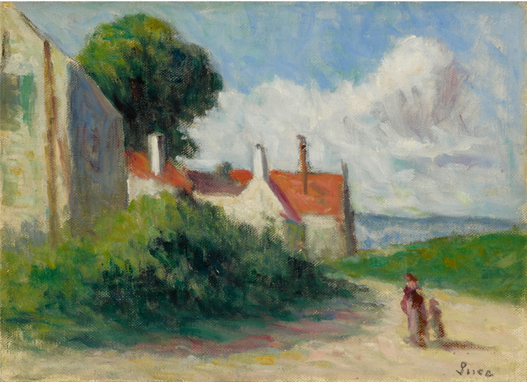 Landscape In Asquin-sous-Vézelay, 1940 - Maximilien Luce