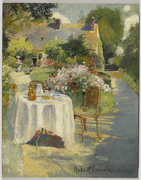 In the Garden, c.1904 - Robert Delaunay