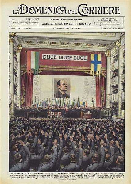 Duce, Duce, Duce! (4 February 1934), 1934 - Achille Beltrame