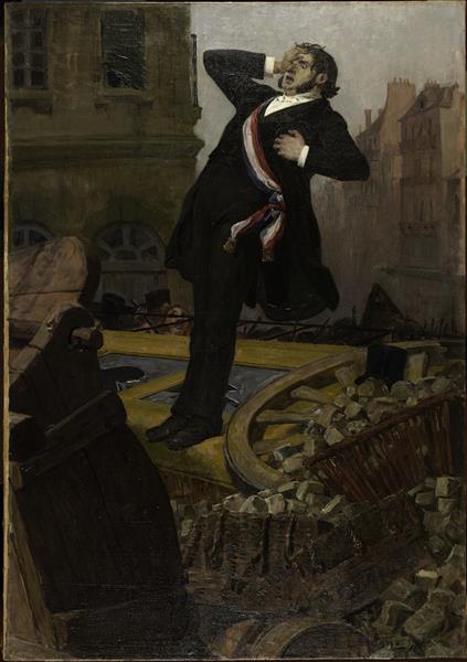 La mort de Baudin, 1902 - Жан-Поль Лоран