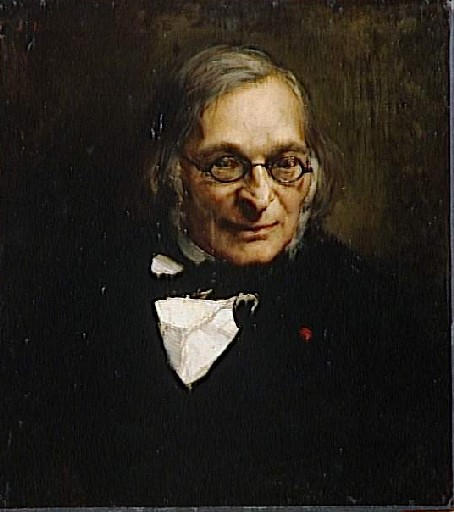 Portrait of French philosopher Adolphe Franck, 1878 - Жюль Бастьен-Лепаж