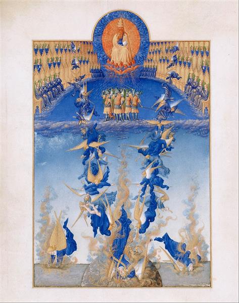 The Fall and Judgement of Lucifer, 1411 - 1416 - Irmãos Limbourg