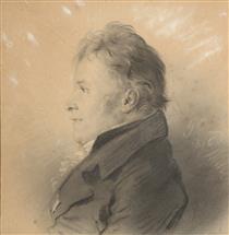 Retrato do Arquiteto Francês, Jacques-Charles Bonnard - Anne-Louis Girodet