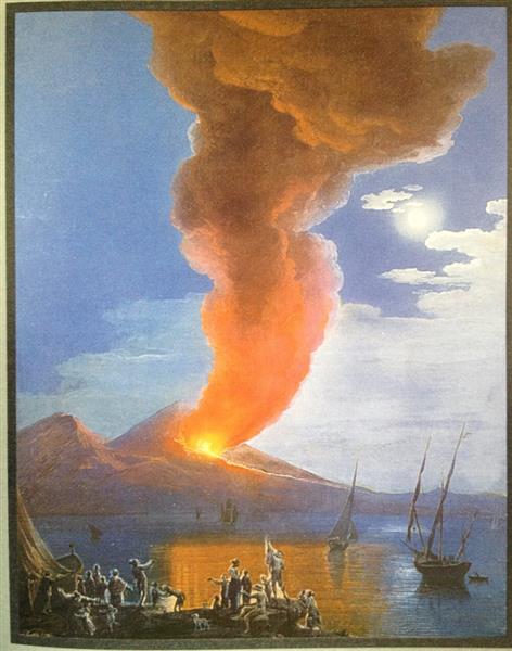 Eruption of Vesuvius on 1794, 1794 - Saverio della Gatta