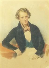 Portrait of a young man - Alexander Clarot