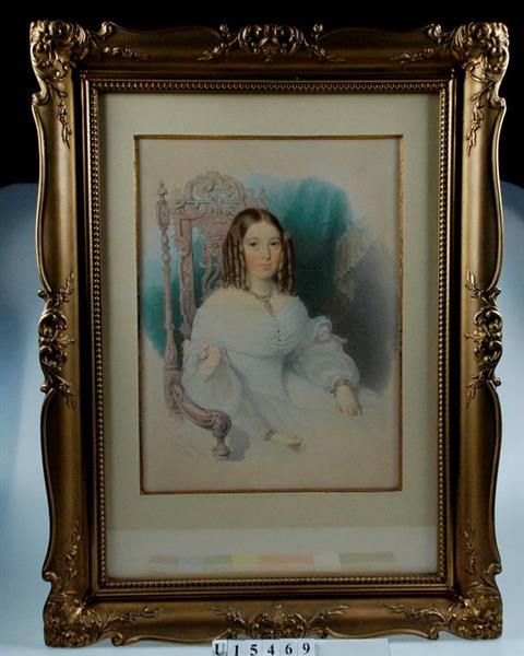 Portrait of a woman, c.1840 - Alexander Clarot