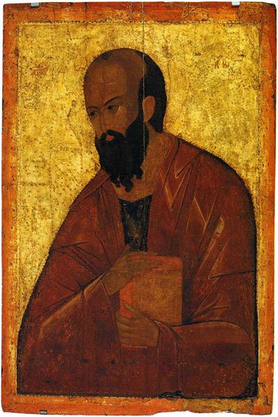 Vysotsky chin. Saint Paul, 1387 - 1395 - Orthodox Icons