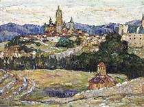 View of Segovia - Эрнест Лоусон