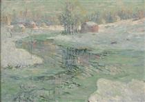 Winter Landscape - Эрнест Лоусон
