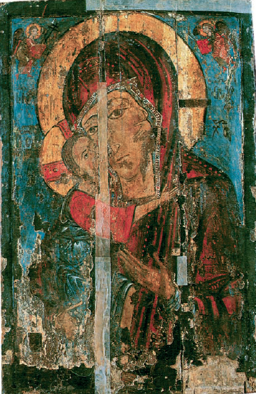 Our Lady of Kashin (of Passion), c.1250 - c.1300 - Orthodox Icons