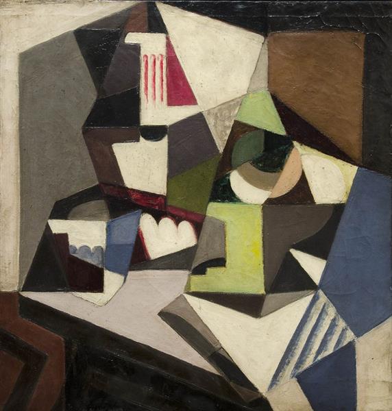 Cubist Composition, 1917 - Maria Blanchard
