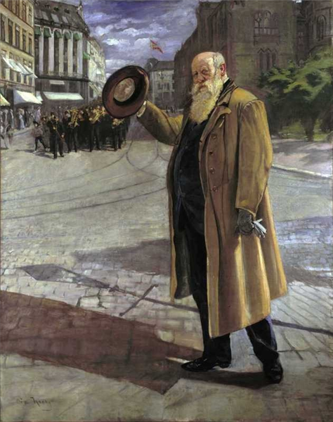 Portrait of Christian Krohg, 1903 - Ода Крог