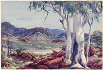 Alice Springs Country - Albert Namatjira