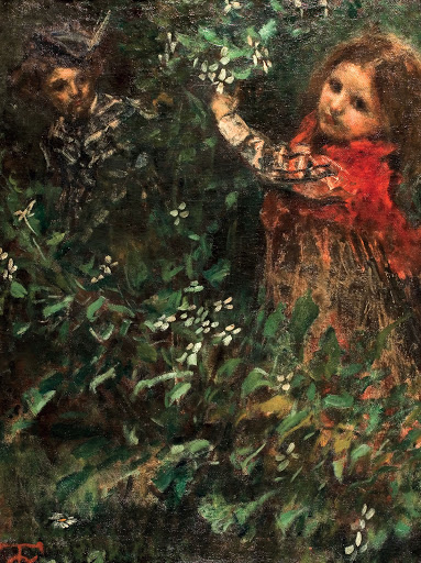 Portrait of children, 1871 - Транквилло Кремона