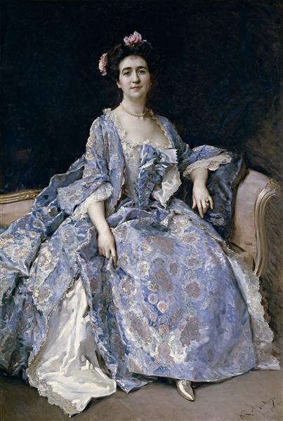 Maria Hahn, Painter's Wife, 1901 - Raimundo Madrazo