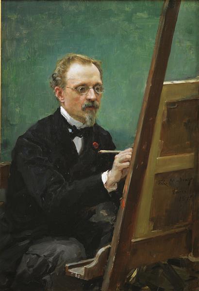 Portrait Of Federico De Madrazo, 1875 - Раймундо Мадрасо