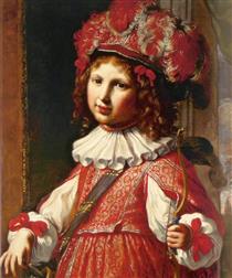 Portrait of Vincenzo Ferdinando Ranuzzi as Amor - Elisabetta Sirani