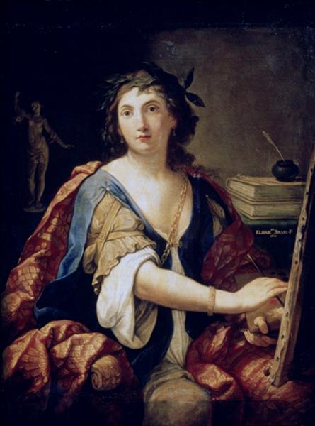 Self-Portrait as Allegory of Painting, 1658 - Элизабетта Сирани