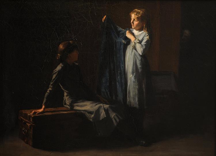 Grandmother's Garret, 1884 - Elizabeth Coffin