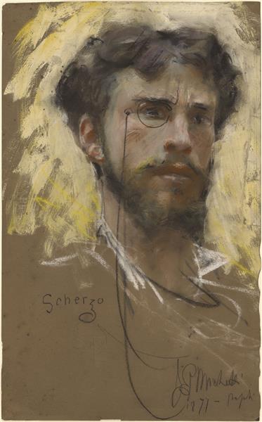 Self-portrait, 1877 - Francesco Paolo Michetti
