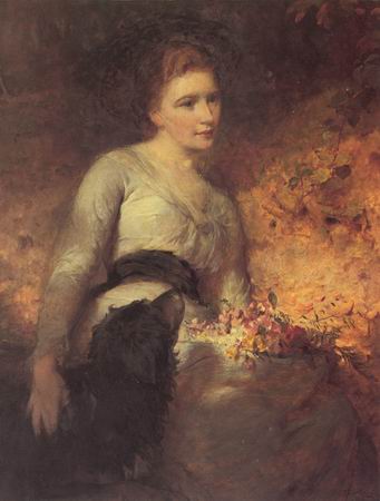Hicks Jane Isabella Baird (Villers), c.1880 - George Elgar Hicks