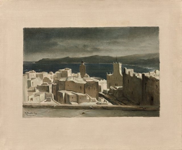 View of Tangier from a Terrace - Jean-François Portaels