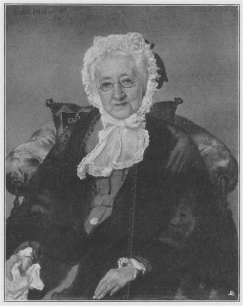 Portrait of Mrs.Luise Haase, 1876 - Karl Gussow