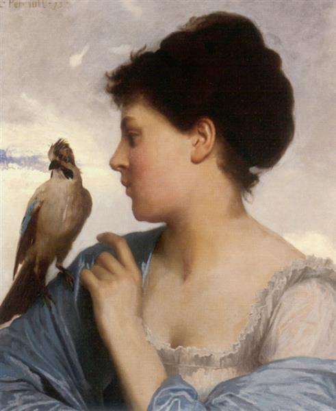 The bird charmer, 1873 - Léon Bazile Perrault