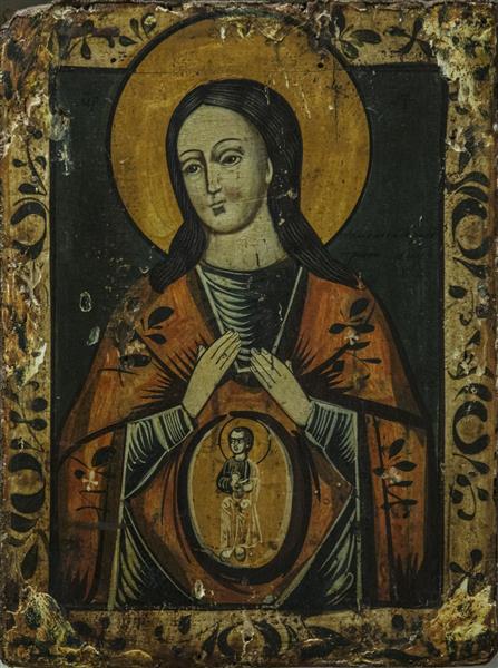 Mother of God, Helping the Kinship, c.1790 - Orthodox Icons