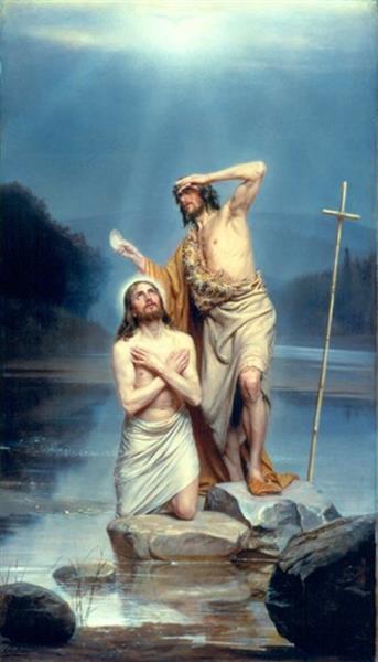 The Baptism of Christ - Карл Блох