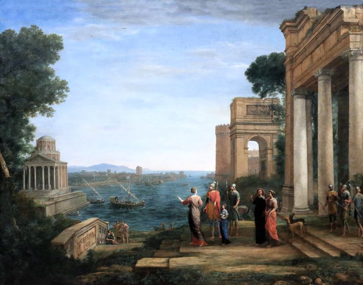 Aeneas and Dido in Carthage, 1675 - 克勞德．熱萊