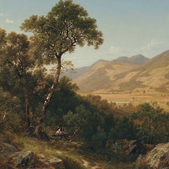 Scenery at Shelburne, Vermont, 1865 - Девід Джонсон