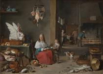 Kitchen - David Teniers the Younger