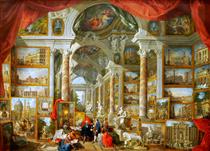 Gallery of Views of Modern Rome - Giovanni Pannini