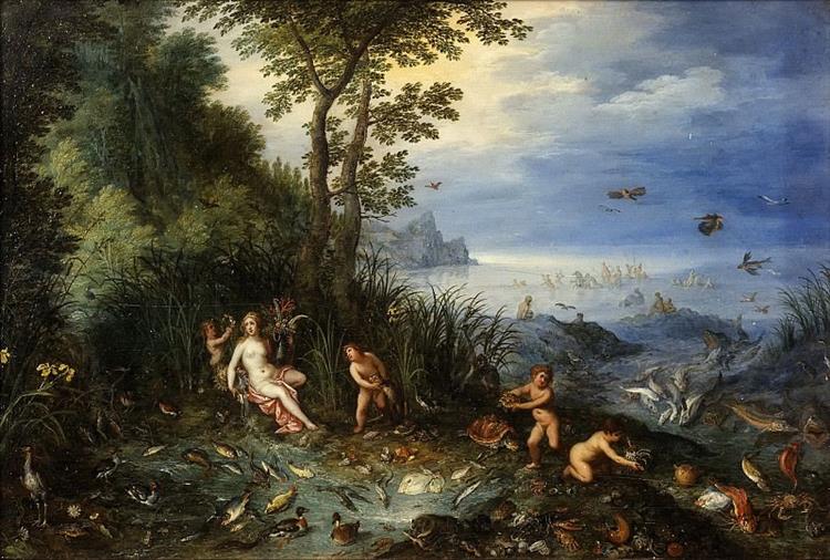 Allegory of Water - Jan Brueghel, o Velho