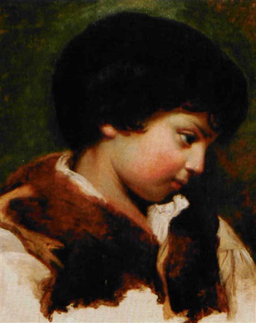 Portrait of Félix Peretti as a child (study), 1824 - Jean Victor Schnetz
