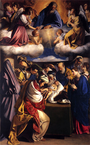 Circumcision of Christ, c.1605 - c.1607 - 奥拉齐奥·真蒂莱斯基