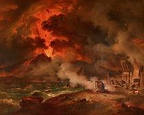 Eruption of Vesuvius arrived on August 24 of the year 79 - Пьер-Анри де Валансьен