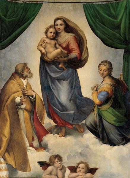 The Sistine Madonna, 1513 - Raphael