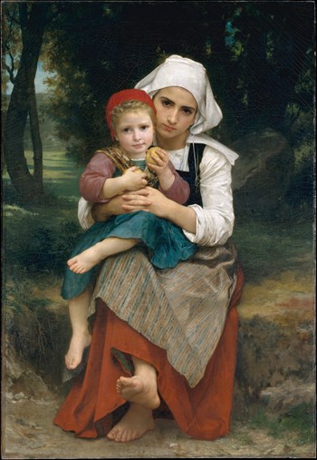 Breton Brother and Sister, 1871 - Адольф Вільям Бугро