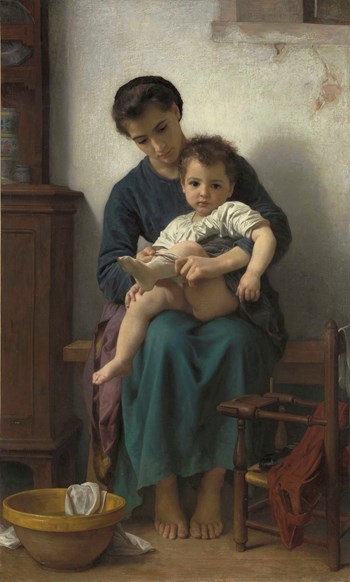 The Big Sister, 1877 - William-Adolphe Bouguereau