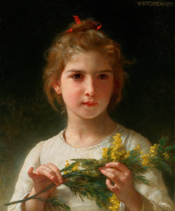 Mimosa, 1899 - William Adolphe Bouguereau