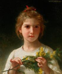 Mimosa - William-Adolphe Bouguereau