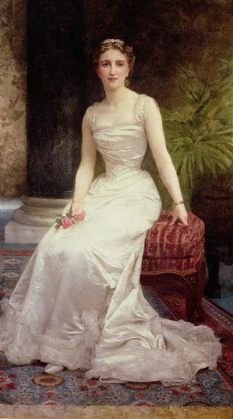 Portrait of Madame Olry Roederer, 1900 - 布格羅