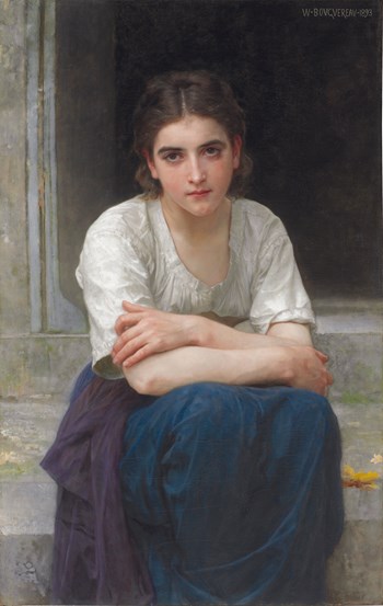 Reverie on the Threshold, 1893 - William Adolphe Bouguereau