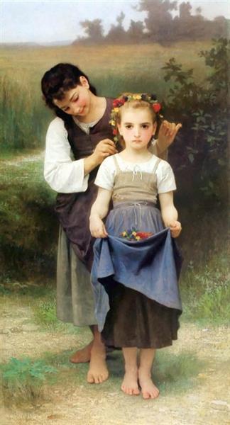 The Jewel of the Fields, 1884 - Вильям Адольф Бугро
