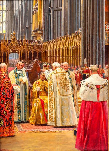 The Royal Coronation Ceremony of H.M. King George VI, 1937 - Fortunino Matania