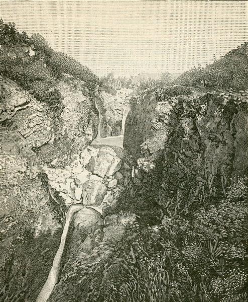 Cascata Di Gursci Presso Strambinello, 1890 - Giuseppe Barberis