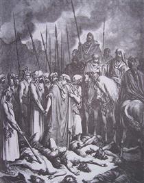 Josué épargne Rahab - Gustave Dore