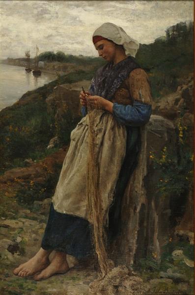 A Fisherman's Daughter, 1876 - Jules Breton